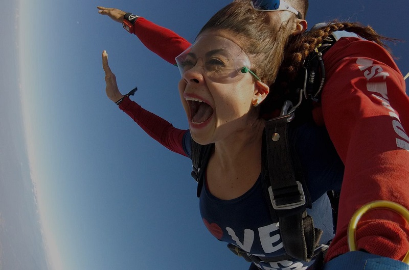 Habibi World Travel skydiving 