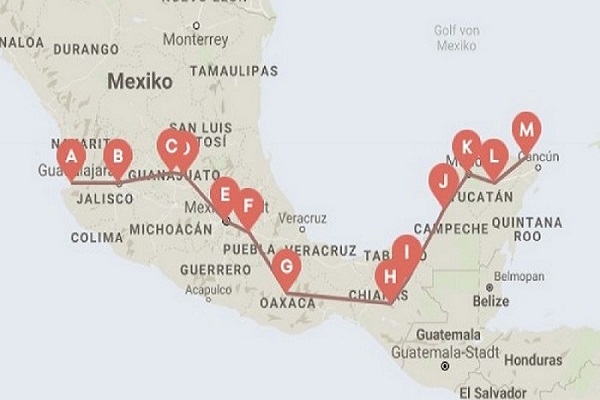  Habibi Word Travel Grand Tour of Mexico