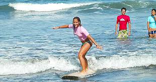 Surfing in Mazatlan, Sinaloa